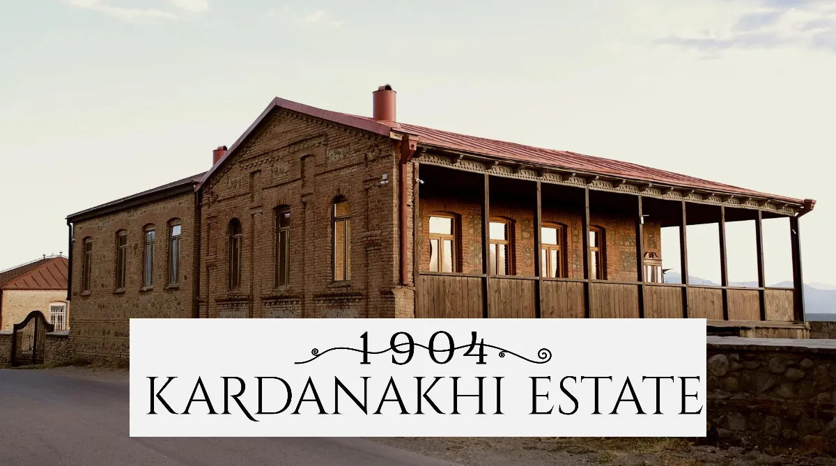 Kardanakhi Estate, ein historisches Weingut in Georgien, gegründet im Jahr 1904 – bekannt für seine traditionelle Architektur und hochwertige Weinproduktion.